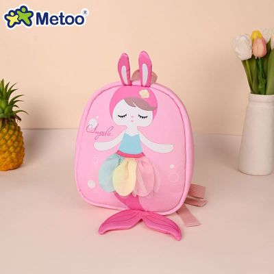 Plush Backpack Metoo Doll Plush Toys For Girls Bbay Cute Mermaid Stuffed Animals For Kid School Shoulder Bag In Kindergarten
