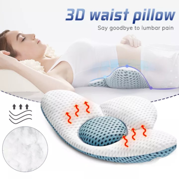 Lumbar Support Pillow, Relief Lower Back Pain Adjustable Height