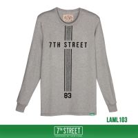 เสื้อยืดแขนยาว 7thStreet (ลาย Mix Line) รุ่น LAML  พร้อมส่ง ของแท้100%