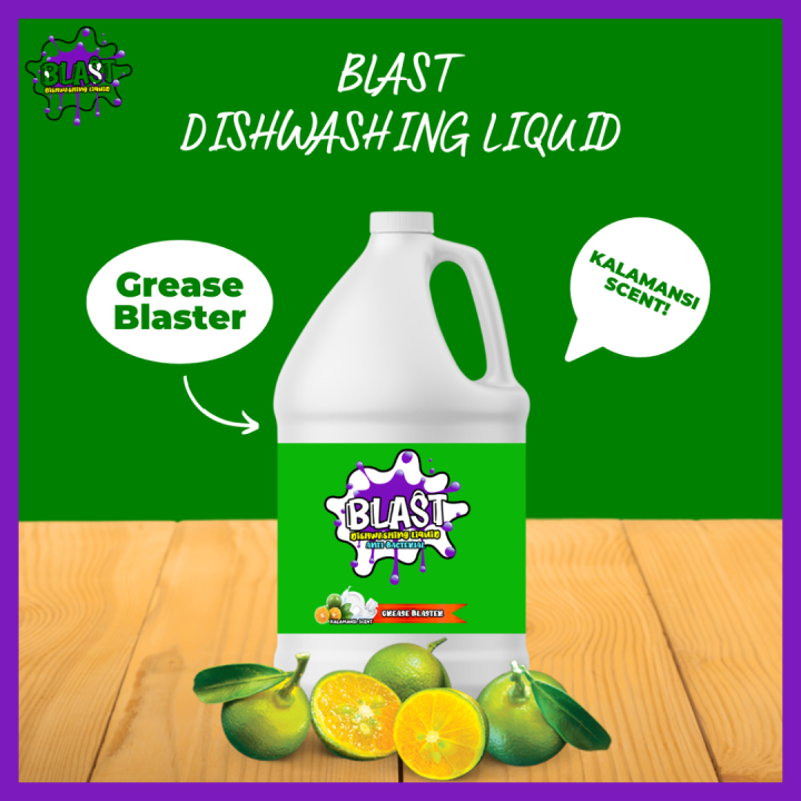 Blast Dishwashing Liquid With Antibacterial Formula Kalamansi Scent 1