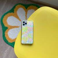 green floral case เคสสกรีนลายดอกไม้