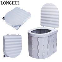 【LZ】 Car Folding Toilets Portable Toilets Commode Potty Car Toilets Camping Toilet Travel Bucket Toilet Seat Camping Hiking Long Trip