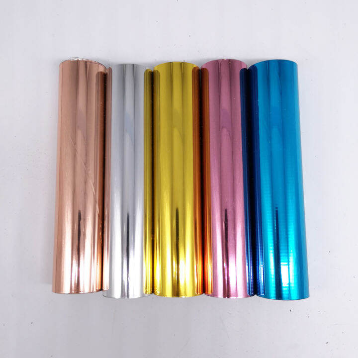 80MRoll Gold Silver Hot Stamping Foil Paper Rolls for Laminator Heat Transfer on Laser Printer