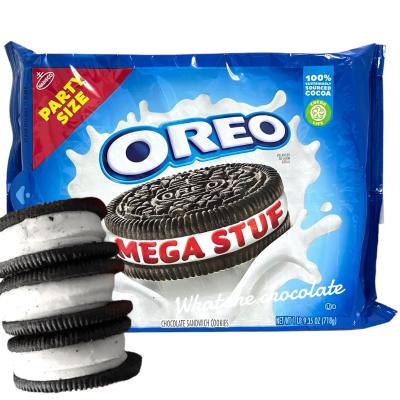 Sale! exp.17/08/2023 Oreo Mega Stuf โอรีโอครีมหนา จากแม็กซิโก (ห่อยักษ์ 716g.)