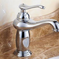 Free Shipping New arrival Bathroom gold Basin Faucet Gold finish Brass Mixer Tap with ceramic torneiras para banheiro