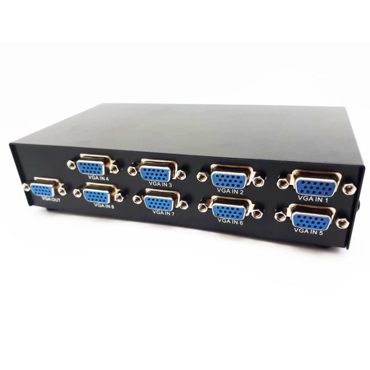 switcher-selector-box-vga-8-port-vga-เข้า-8-ออก-1-จอ-กดสลับเครื่อง