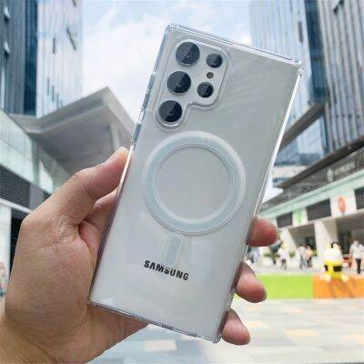 （shine electron）เคสกันกระแทกที่ชาร์จแบบไร้สายแม่เหล็กอย่างเป็นทางการสำหรับ Samsung S23 S20 S21อัลตร้าพลัส FE ZFilp3 ZFold 3