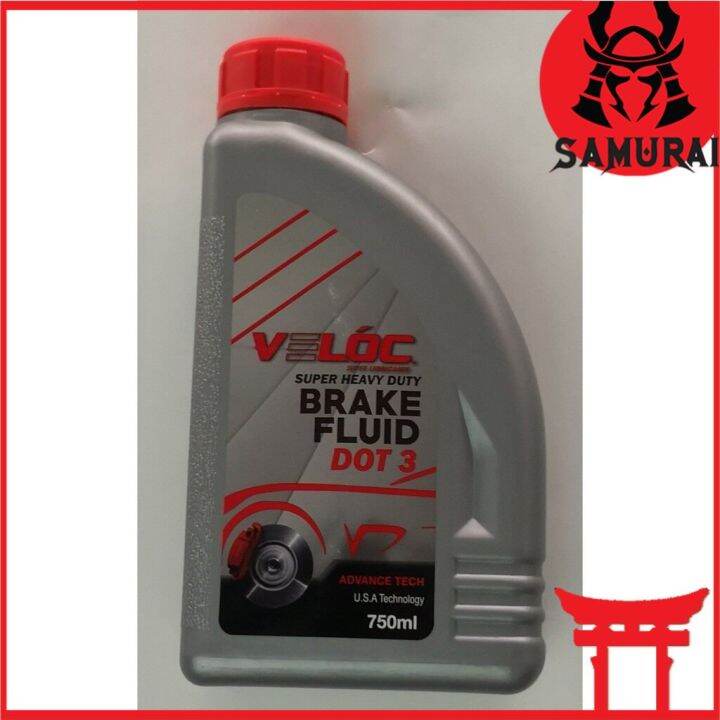 1 TAHUN WARRANTY VELOC Dot3 Brake Fluids (750ml) Lazada