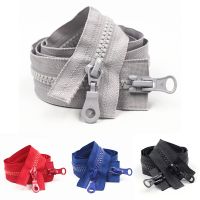 ♕▧♝ 5 70/90cm Double-headed Plastic Resin Zipper Auto Lock Clothes Coat Zipper DIY Sewing Handcraft Open Tail Zipper Accessories
