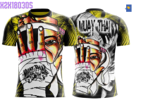 Masked Warrior Thai Boxing Design 3D Tshirt