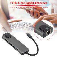 【❉HOT SALE❉】 baijiangyong ชนิด C To Hdmi-Compatible อะแดปเตอร์5 In 1ฮับ Pd Usb C Gigabit Rj45 W/ 2 Usb 3.0พอร์ตอุปกรณ์คอมพิวเตอร์ดูแลสำนักงาน