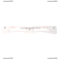 sunkepo6392 12ชิ้นซิลิโคนสติกเกอร์คิ้วแม่แบบคิ้วเครื่องมือแต่งหน้า