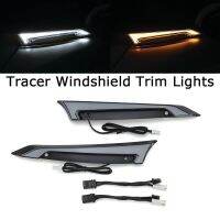 NEW Motorcycle Chrome/Black Trsuitable Fo Acer Windshield Trim Lights For Harley CVO Road Glides Special 2015+UP 2023 2022 2021