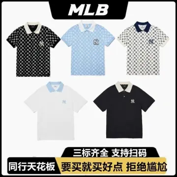 MLB NY Yankees Monogram All Over Polo Shirt Black