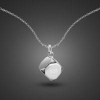 Lovely 925 sterling silver necklace female bells pendant design solid silver necklace girls body jewelry birthday present