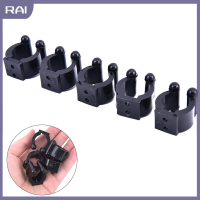 【RAI】 5pcs พลาสติกคลับคลิปตกปลา Rod POLE Storage Rack TIP Clamps Holder