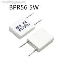 10pcs BPR56 5W 0.001 0.1 0.15 0.22 0.25 0.33 0.5 ohm Non-inductive Ceramic Cement Resistor 0.1R 0.15R 0.22R 0.25R 0.33R 0.5R