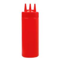 3 TIPS SQUEEZE BOTTLE 12 OZ, 360ML RED