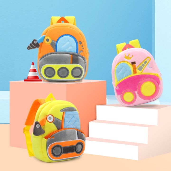 cute-children-school-bags-3d-cartoon-trucks-cars-plush-kids-backpack-kindergarten-boys-girls-schoolbags-mini-small-backpack