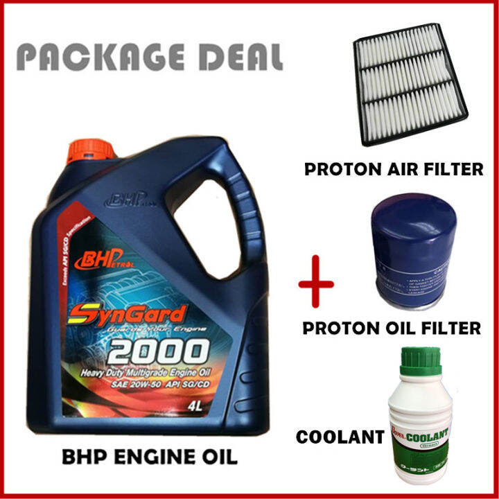 (100 Original Oil)Package BHP Engine Oil SynGard 2000 Engine Oil