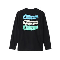 CHAMPION MEN - JP เสื้อยืดแขนยาวผู้ชาย-ไซส์เอเชีย LONG SLEEVE T-SHIRT  C3-W407-090