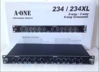 ครอส 3 ทาง AONE Cossover 234XL ครอสโอเวอร์ 2 ทาง 3 ทาง สเตอริโอครอสโอเวอร์ 2/3/4 ทาง เครื่องแยกสัญญาณเสียง รุ่น 234XL ปรับแต่งเสียง