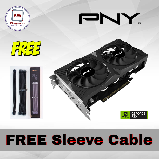 PNY GeForce RTX™ 4060 Ti 8GB VERTO™ Dual Fan DLSS 3