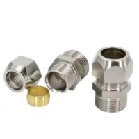 1/8" 1/4" 3/8" 1/2" BSP Male Thread 4 6 8 10 12 14 16mm OD Tube brass Ferrule Tube Compression Fitting Connector