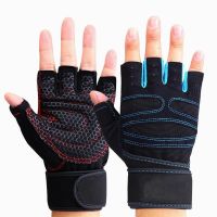 ☬☌ Gym Gloves Fitness Weight Lifting Gloves Body Building Training Sports Exercise Cycling Sport Workout Glove for Men Women M/L/XL