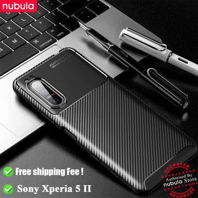 NUBULA สำหรับ Sony Xperia 5 II (6.1) นิ้ว Soft ซิลิโคนยางเจลปลอก Hp Sony Xperia 5 II ที่ปิดหลังโทรศัพท์มือถือเคสป้องกันการกระแทกสำหรับ Sony Xperia 5 II