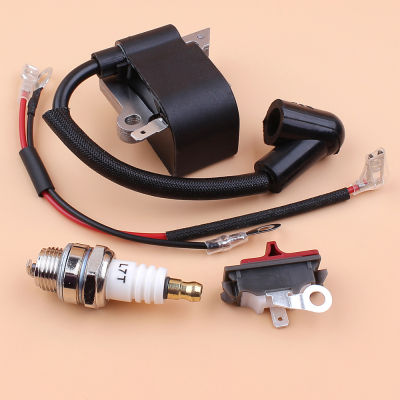 2021Ignition Coil Stop Switch Spark Plug Kit For HUSQVARNA 136 137 141 36 41 26 23 Chainsaw Parts