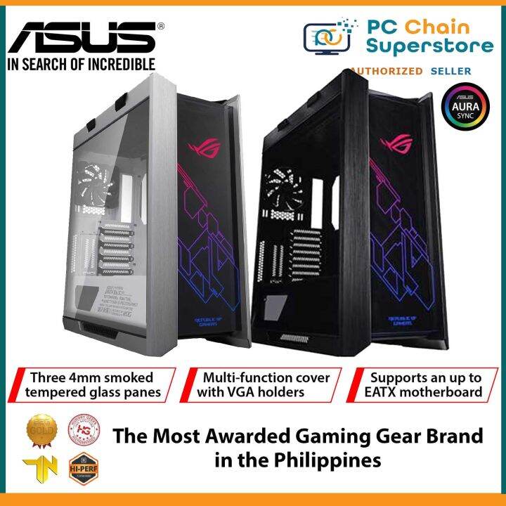 Asus Rog Strix Helios Gx601 Rgb Atx Eatx Mid Tower Gaming Case