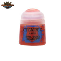 [พร้อมส่ง] Citadel : LAYER: EVIL SUNZ SCARLET (12ML)  สีอะคริลิคสำหรับทาโมเดล