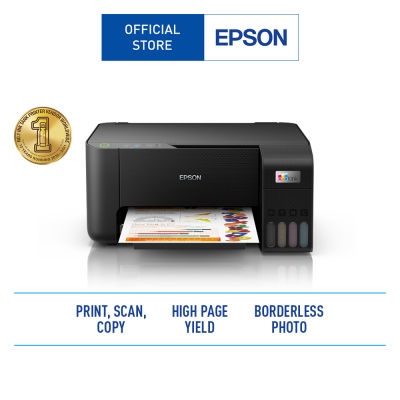Epson EcoTank L3210 A4 All-in-One Ink Tank Printer ( มัลติฟังก์ชัน 3 in 1 ( Print / Copy / Scan) ) พร้อมหมึกแท้