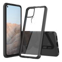 Hybrid Shockproof Cover Air Cushion Bag Case With Acrylic Crystal Clear Hard Back Shell For Google Pixel 5 / Google Pixel 5A 5G