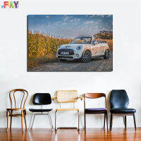 FAY-โปสเตอร์ Mini Cooper เปิดประทุน,การพิมพ์ผ้าใบ,การพิมพ์ผ้าใบวาดภาพ,รูปภาพศิลปะผนัง,การตกแต่งห้องนั่งเล่น