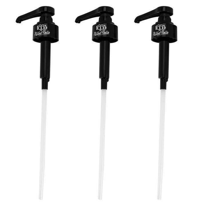 3 Pcs Black 10Ml Syrup Pumps Dispenser Pump Great for Monin Coffee