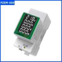 PZEM-008 Din Rail Electricity Digital Power Energy Meter Watt Kwh Wattmeter Monitor Ammeter Voltmeter AC 50-300V 100A Electrical Trade Tools  Testers