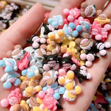 20Pcs 3D Kawaii Bear Shaped Nail Charms Resin DIY Nails Decoration Luxury  Nail Accessory DIY Manicure Designs