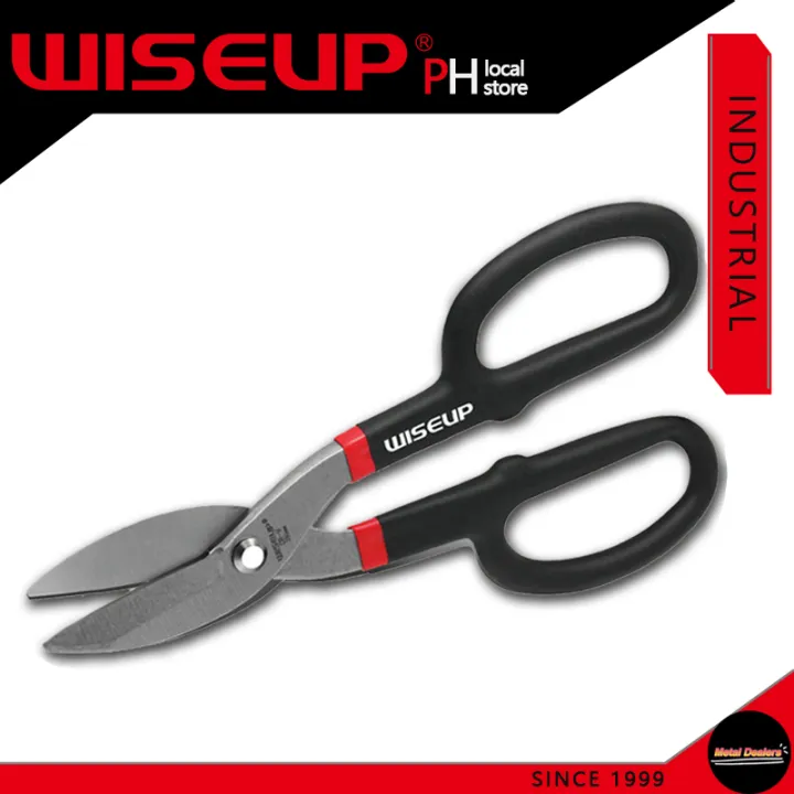 WISEUP Original American Type Shears Iron Cutter Scissors Tin Snips ( 8