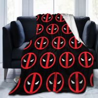 2023 in stock s Deadpool Micro Fleece Blanket Flannel Ultra-Soft Warmth Throw Blanket for Sofa Bed in Home，Contact the seller to customize the pattern for free