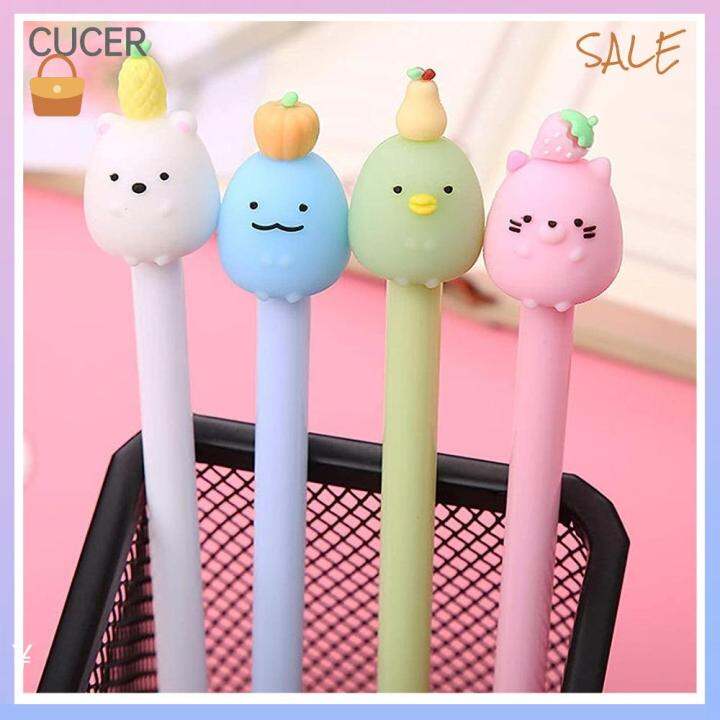 CBT Blue Fruit Cartoon Animal Pens Pink Green Cute Cartoon Black Ink ...