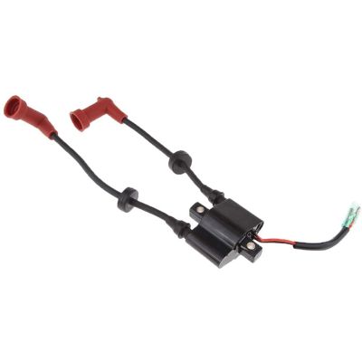 Marine Outboard Ignition Coil Assy for Yamaha F9.9 13.5 15 20 25HP 40HP Replace 6F5-85570-10, 6F5-85570-11 Motors Parts