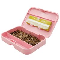 【YF】 HAPPY SMOKING Cigarette Case Plastic 110mmx75mm Multifunction Storage Dry Herb Grass Tobacco Box Portable Smoking Accessories