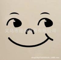 [COD] Smiley Face Wall Sticker Carved Self-adhesive Removable Best Selling Foreign Trade Manufacturer Wholesale