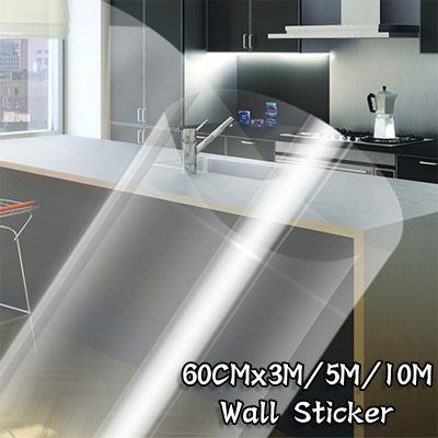 3M/5M/10M Oil-Proof Transparent Wall Sticker Cabinet Stove Wallpaper Adhesive