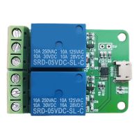 HID Drive-Free USB 2 Channel 5V Relay Module Computer USB Control Switch PC Intelligent Control Module