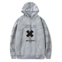 2022 XPLR Hoodie พิมพ์ลาย Sam และ Colby Hoodies มีฮู้ดเสื้อกันหนาวแขนยาวผู้ชายผู้หญิง Youtube เสื้อฮู้ดแขนยาวลำลอง Sam And Colby Pullover