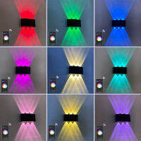 Tuya RGB LED Wall Lamps Outdoor Up Down IP65 Waterproof Garden Sconce Porch Yard Alexa APP Exterior Wall Lights AC85-265V