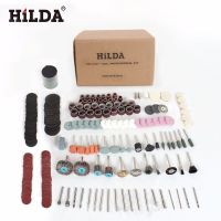 【100%-New】 ชุดตัดและเครื่องมือเครื่องมือแกะสลักง่าย Dremel HILDA อุปกรณ์เสริมแบบผสมผสานขัดบดหมุนสำหรับขัดทรายเครื่องมือไฟฟ้า